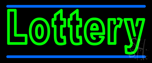 Deco Style Lottery Neon Sign
