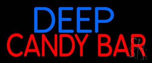 Deep Candy Bars Neon Sign