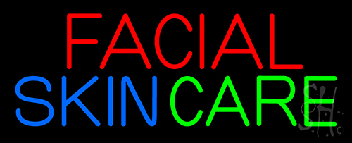 Facial Skin Care Neon Sign