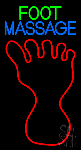 Foot Massage Neon Sign