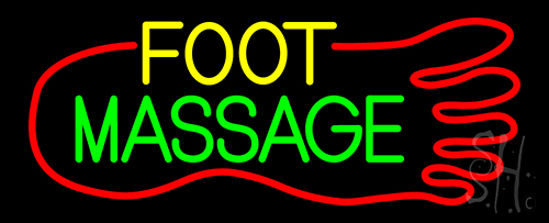 Foot Massage Neon Sign