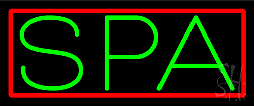 Green Spa Neon Sign