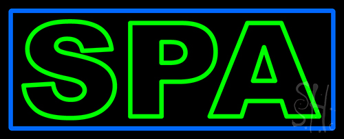 Green Spa Neon Sign