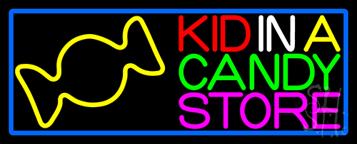 Kid In A Candy Store Neon Sign