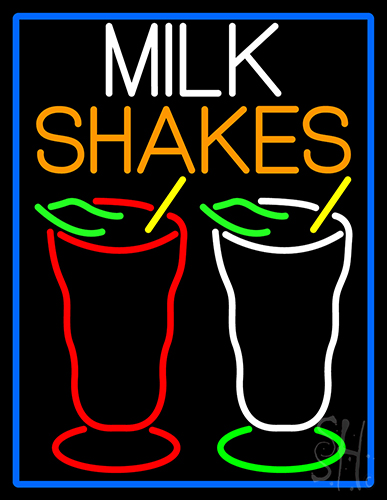 Milk Shakes Neon Sign