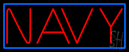 Navy Block Neon Sign