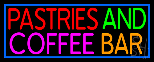 Pastries N Coffee Bar Neon Sign