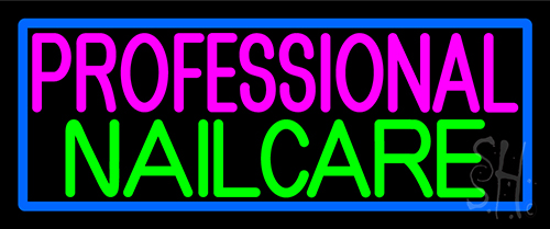 Professional Nail Care Neon Sign
