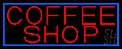 Red Coffee Shop Neon Sign