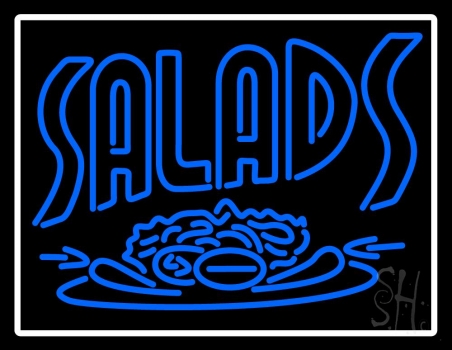 Blue Salads Neon Sign