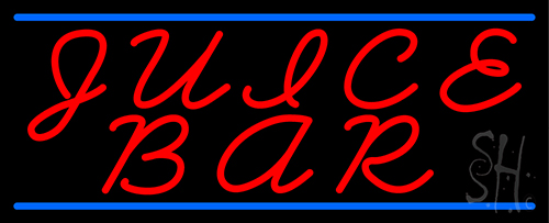 Red Juice Bar Neon Sign