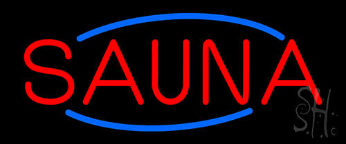 Red Sauna Neon Sign