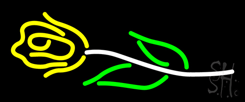 Rose Logo Neon Sign