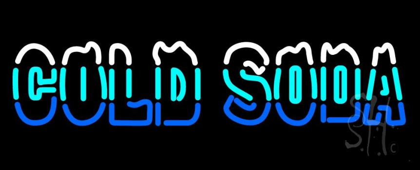 Cold Soda Neon Sign