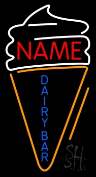 Custom Dairy Bar Neon Sign