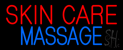 Skin Care Massage Hair Neon Sign