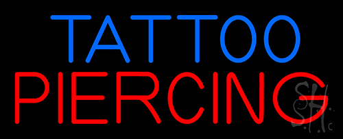 Tattoo Piercing Neon Sign
