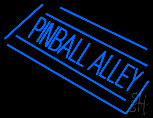 Pinball Alley Neon Sign