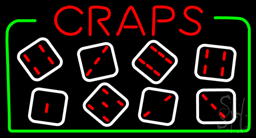 Dies With Craps Neon Sign