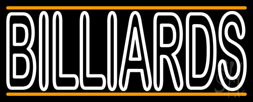 Double Stroke Billiards 1 Neon Sign