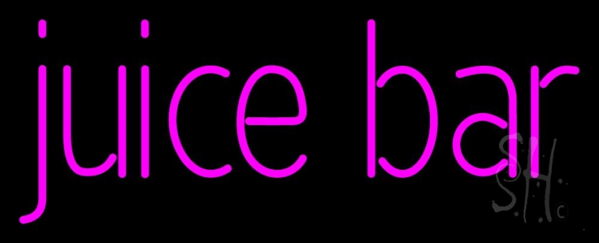 Pink Juice Bar Neon Sign