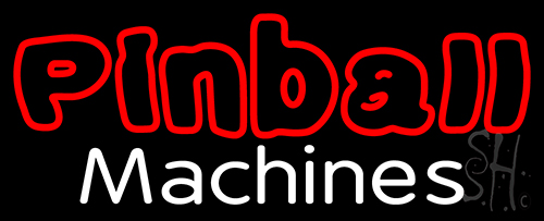 Double Stroke Pinball Machines Neon Sign
