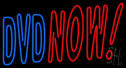 Dvd Now Neon Sign