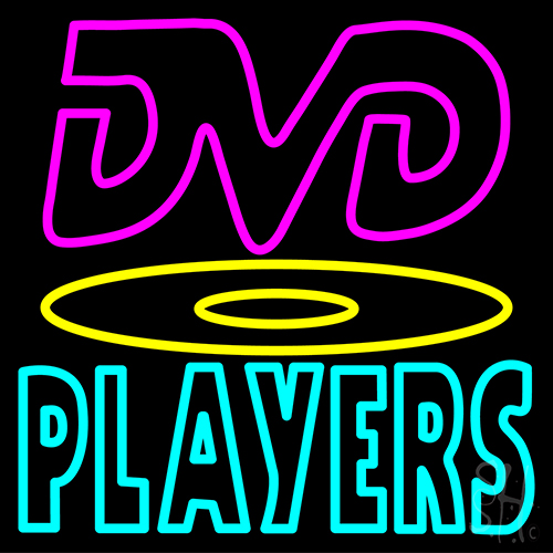 Dvd Players 1 Neon Sign