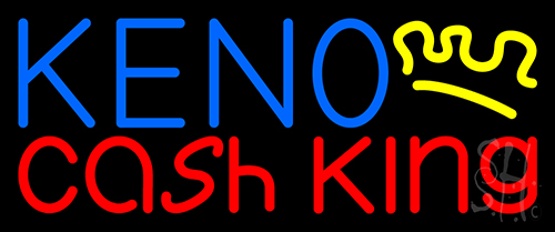 Keno Cash King 2 Neon Sign