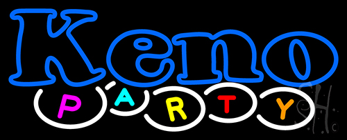Keno Party 1 Neon Sign