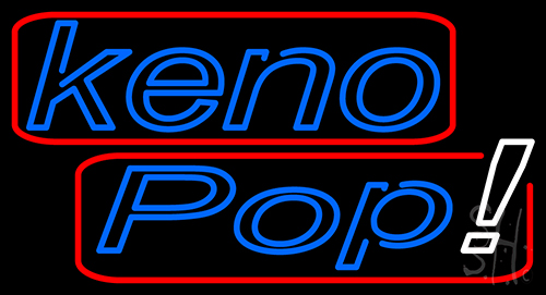 Keno Pop 1 Neon Sign