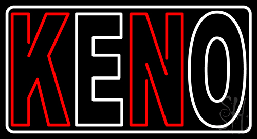 Keno With Outline 1 Neon Sign