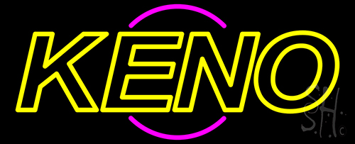 Keno With Ball 1 Neon Sign