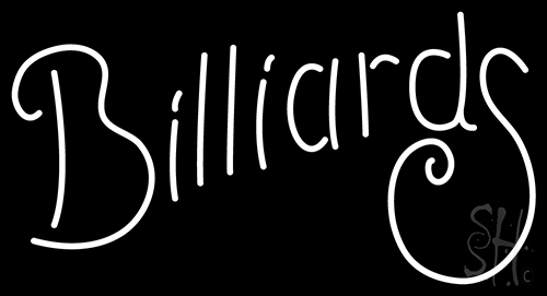 Border Billiards Neon Sign