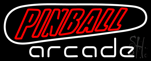 Pinball Arcade Neon Sign