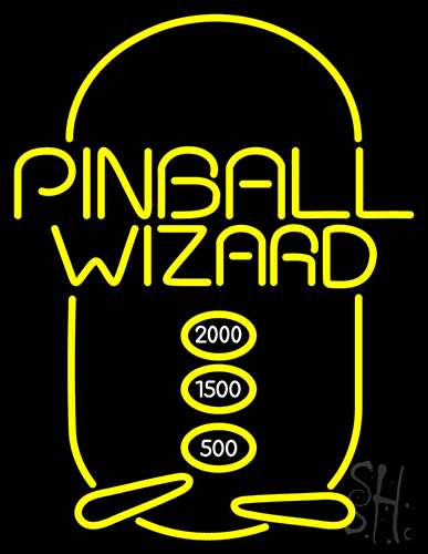 Pinball Wizard Neon Sign