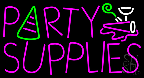 Party Supplies Neon Sign