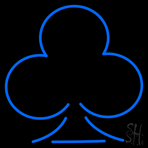 Poker Icon Neon Sign