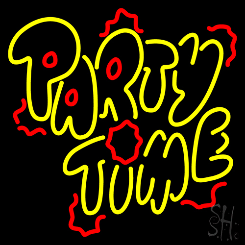 And Party Time Neon Sign