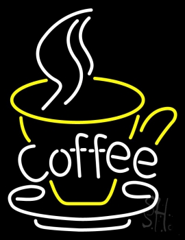 Coffee In Between Glass Neon Sign