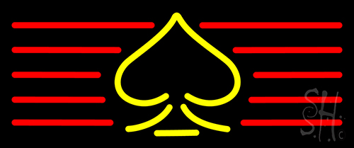 Poker Symbol 3 Neon Sign
