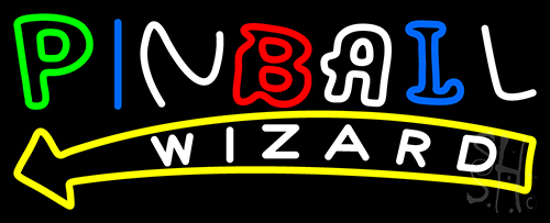 Stylish Pinball Wizard 1 Neon Sign