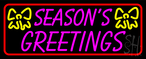 Seasons Greetings 1 Neon Sign
