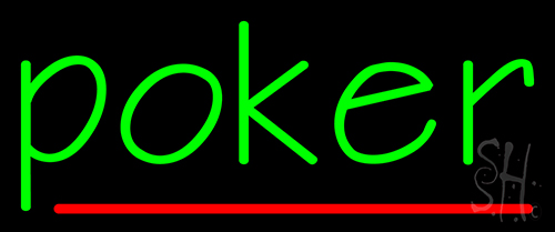Vertical Poker 1 Neon Sign