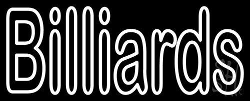Billiards 1 Neon Sign
