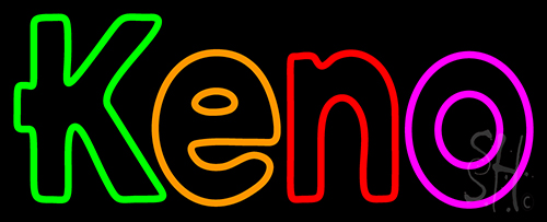 Border With Keno 1 Neon Sign