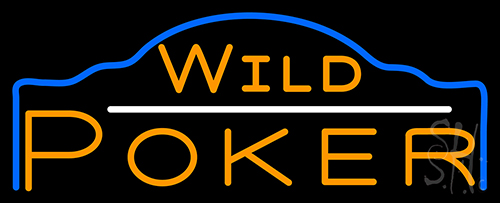 Wild Poker 3 Neon Sign