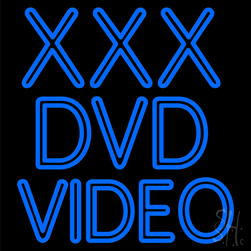 Xxx Dvd Video Neon Sign