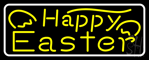 Happy Easter 5 Neon Sign