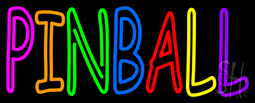 Pinball 1 Neon Sign